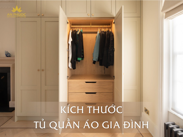 Kích thước tủ quần áo gia đình mà bạn nên biết