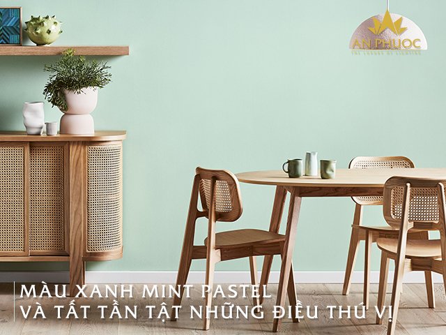 Màu xanh mint pastel là gì, xu hướng phối màu pastel hiện đại