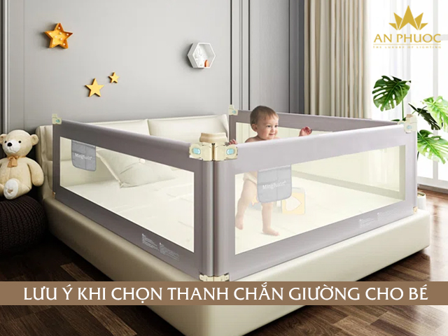 Bỏ túi ngay những lưu ý quan trọng khi chọn thanh chắn giường cho bé