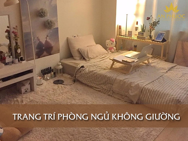 Các thiết kế mới lạ để trang trí phòng ngủ nhỏ không giường